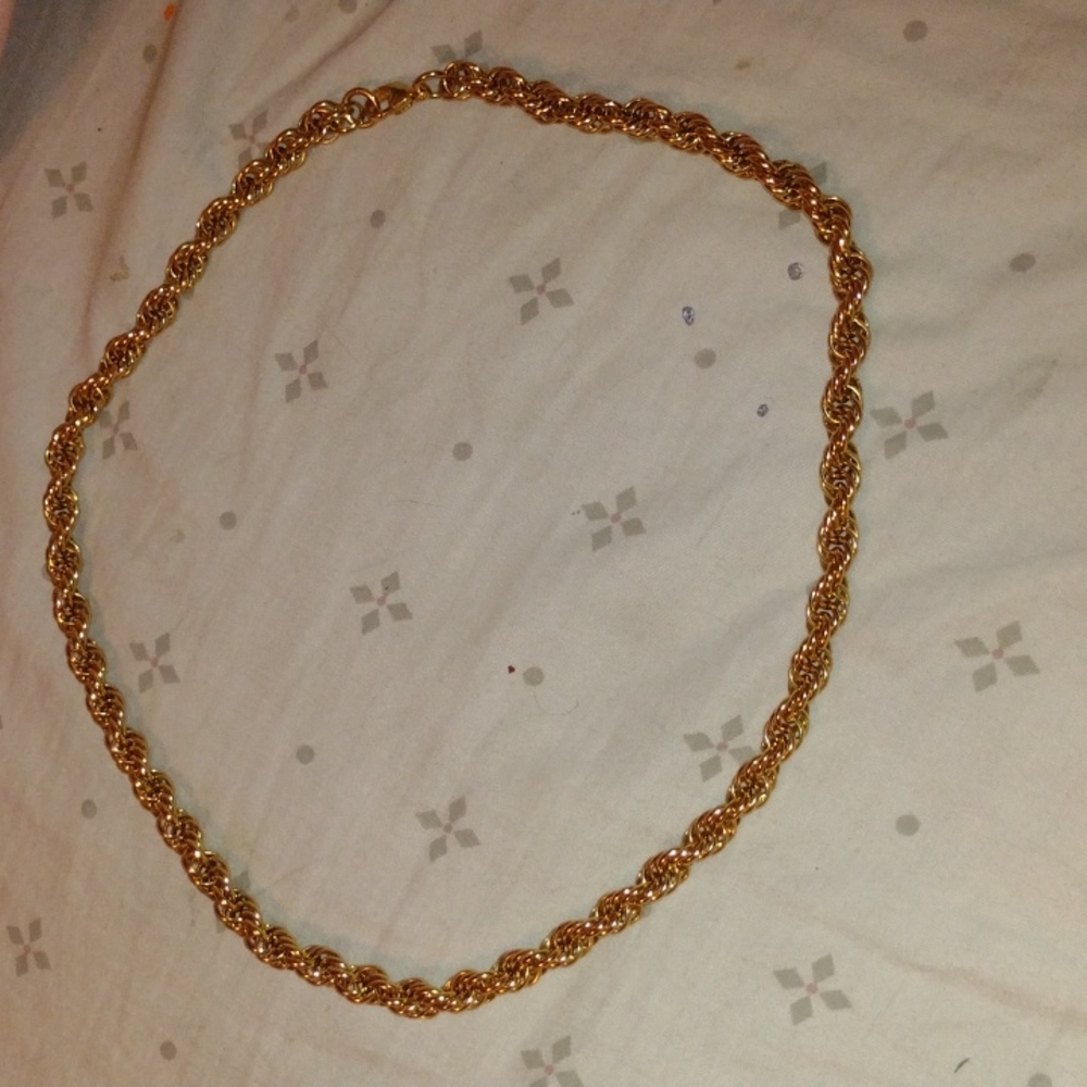 Gold necklace